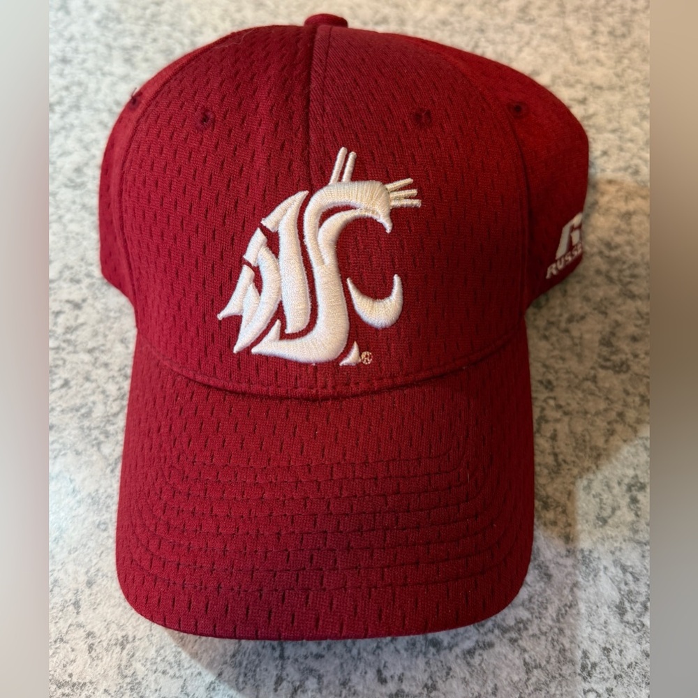 Russell Athletic |Men’s/Unisex Washington State Cougars Crimson Elastic Fit Cap